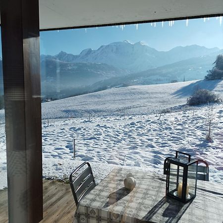 Rez De Chaussee Tres Calme Vue Mont-Blanc Combloux Bagian luar foto
