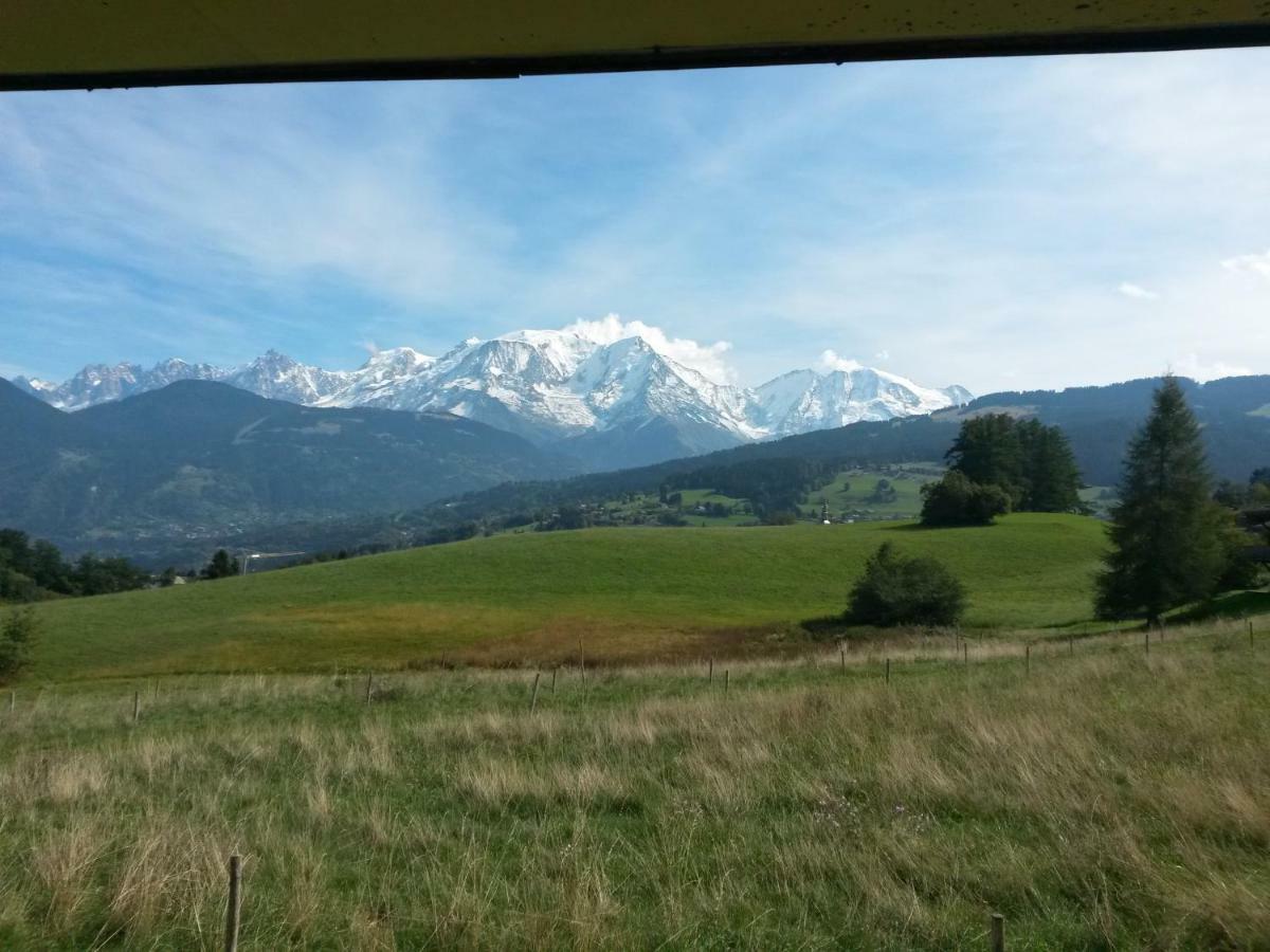 Rez De Chaussee Tres Calme Vue Mont-Blanc Combloux Bagian luar foto