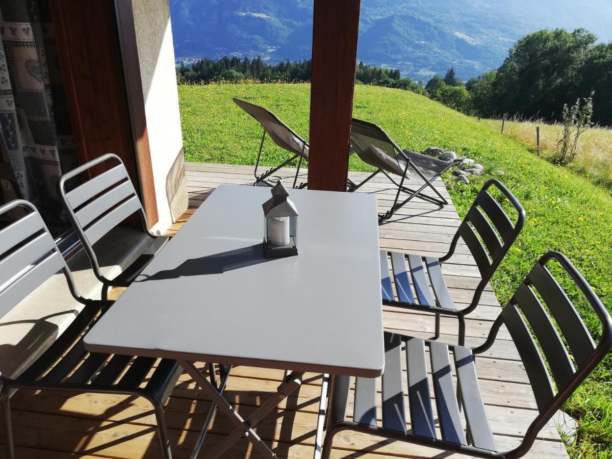 Rez De Chaussee Tres Calme Vue Mont-Blanc Combloux Bagian luar foto